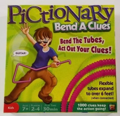 PICTONARY  "Bend A Clues"  Game - 2010 Mattel T8184  **NEW Sealed Packaging** - Image 1 of 4