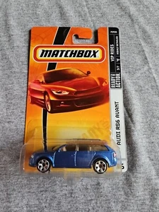 Matchbox AUDI RS6 AVANT 2009 azul 36/100 excelente tarjeta paseos VIP - Imagen 1 de 4