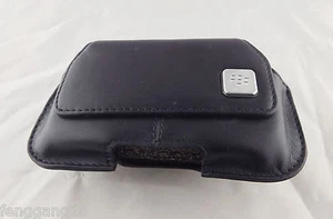 1 pieza Funda funda giratoria de cuero negro con clip para cinturón para Blackberry Torch 9800 - Imagen 1 de 5