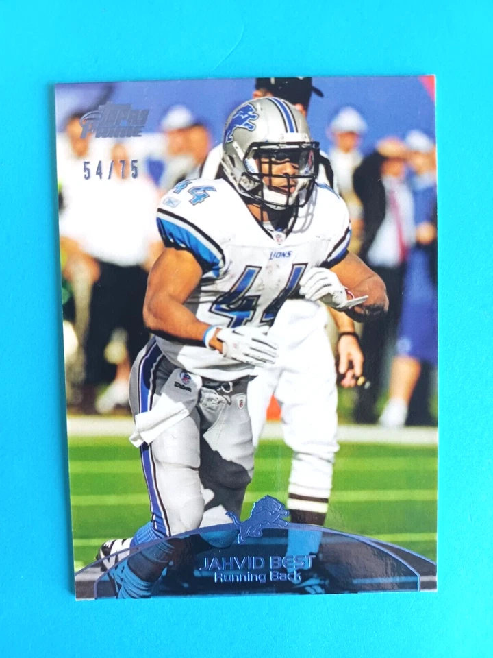 2011 TOPPS PRIME JAHVID BEST #81 PARALLEL #54/75 DETROIT LIONS - Image 1 of 2
