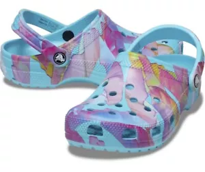 Zapatos Crocs Talla M11/W13 Clásicos Estampado de Palma Zuecos Sin Cordones Zapatos de Agua - Imagen 1 de 5