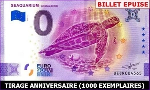UECR / SEAQUARIUM / BILLET 0 € / NULL EURO-SCHEIN 2020-3* - Picture 1 of 1