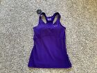 USA Pro Ladies Workout Top Purple Size 12 BNWT New Improved Fit