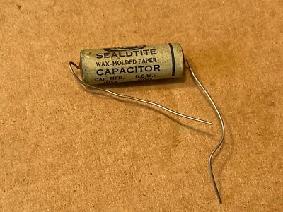 Tapa Tono Guitarra Condensador NOS Vintage Solar Sealdtite .004 uf 600v  Foto 1 de 4