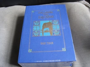 EASTON PRESS - MARK TWAIN FOLLOWING THE EQUATOR - DELUXE LIMITED EDITION SEALED - Picture 1 of 8