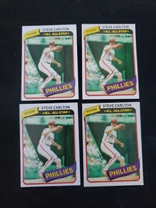 1980 Topps - #210 Steve Carlton ×4  All NM+ - Picture 1 of 10