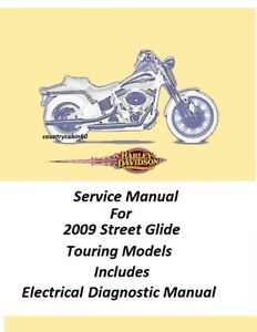 2009 Harley Davidson Street Glide Touring Models Service Manual