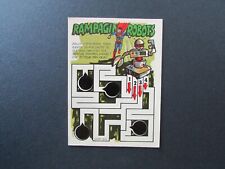 1975 Wonder Bread Puzzle Card NPP Rampagin Robots / Kryptonite Superman