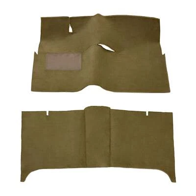 Nash Ambassador Super Front and Rear Carpet Kit 1949-1953 2 Door Black Grey Tan - Image 1 of 4