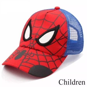 Embroidery Children Baseball Cap Spider Sun Man Mesh Cartoon Adjustable Hip-hop - Picture 1 of 11