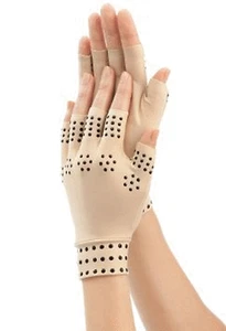 Magnetic Gloves Arthritis Therapy Support Pressure Pain Heal Joints NEW Single 1 - Picture 1 of 12