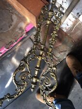 antique salvage Ornate brass Finish Iron Base For Repurpose Reimagine