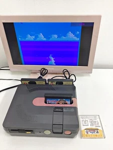 Sharp Twin Famicom AN-500B Black New Belt/tuning 666 Japan DHL 1 week to USA - Picture 1 of 5