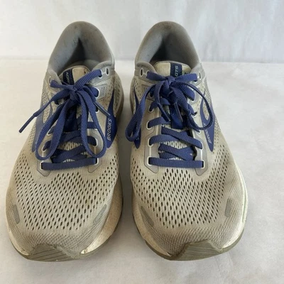 Brooks Zapatos Mujer 8.5 Gris Púrpura Adrenalina GTS 22 Tenis para Correr Foto 1 de 4