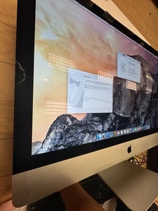 27" 2015 iMac Model A1419 5K DISPLAY ONLY Glass Crack LM270QQ1 - Bild 1 von 11