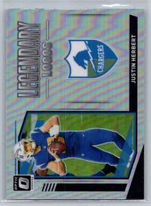 2021 Donruss Optic Legendary Logos #12 Justin Herbert Chargers - Bild 1 von 2