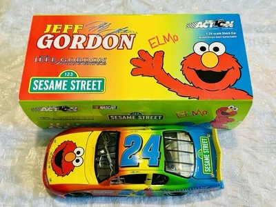 COCHE NASCAR 1/24 2002 FIRMADO POR JEFF GORDON CALLE SÉSAMO!!!!! Foto 1 de 4