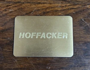 Vintage Hoffacker Werkzeugmaschine magnetisches Taschenadressbuch - Bild 1 von 7