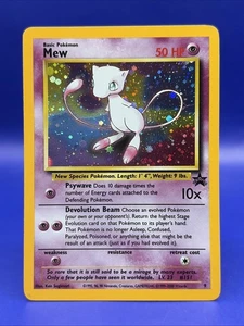 Pokemon Card Mew HOLO Black Star Promo #9 LP - Picture 1 of 11