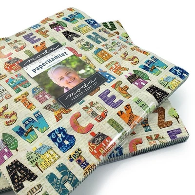 Moda Paper Hamlet 42 piece layer cake 100% cotton, vintage style junk journal - Image 1 of 4