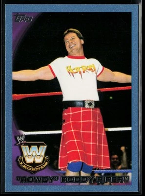 2010 Topps WWE Blue #103 Roddy Piper 0679/2010 - Image 1 of 2