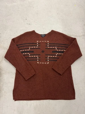 Pendleton Lambs Wool Southwestern Aztec Sweater Womens Size L  - Image 1 of 4