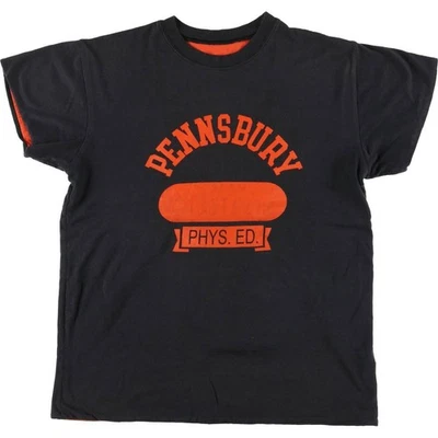 Camiseta universitaria reversible Hartwell vintage años 90 con triple estampado talla M me... Foto 1 de 4