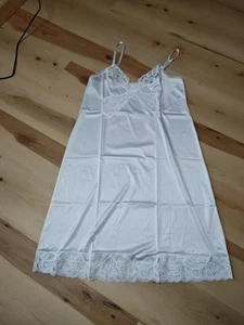 Vintage Vanity Fair weißer Nylon Vollslip mit Spitzendetails groß - Bild 1 von 8