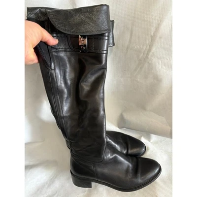 Russel & Bromley Italia Botas de Montar Altas para Mujer Talla 5 36 Cuero Negro Ecuestre Foto 1 de 4