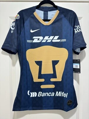 PUMAS UNAM Mens MEDIUM Nike Match-Issued Away Jersey 19/20 - Image 1 of 4