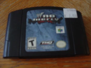 WWF No Mercy (Nintendo 64, 2000) Authentic Tested Working N64 Fast Ship - Picture 1 of 2