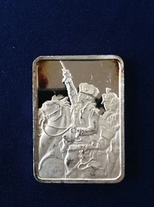 1976 Hamilton Mint Monmouth 1778 HAM-151 Serial #0026 Silver Art Bar P1293 - Picture 1 of 4