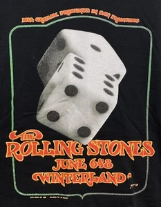 T-Shirt 2XL Rollings Stones @ Winterland "Tumblin' Dice" Poster Art T-Shirt - Picture 1 of 2