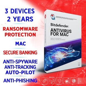 Bitdefender Antivirus for Mac 2023 3 appareils 2 ans / version complète + VPN