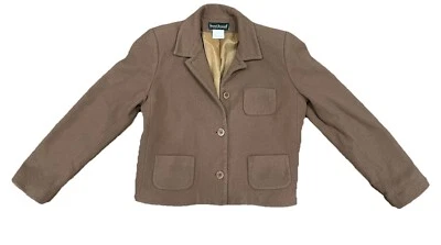 Chaqueta de Colección HARVE BENARD Mujer Lana Cashemere Abotonada Cuadrada Recortada Talla:Xs Foto 1 de 4