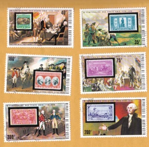 Haute Volta American Bicentennial 1776-1976 Briefmarken neuwertig CTO nie karniert HV2 - Bild 1 von 1