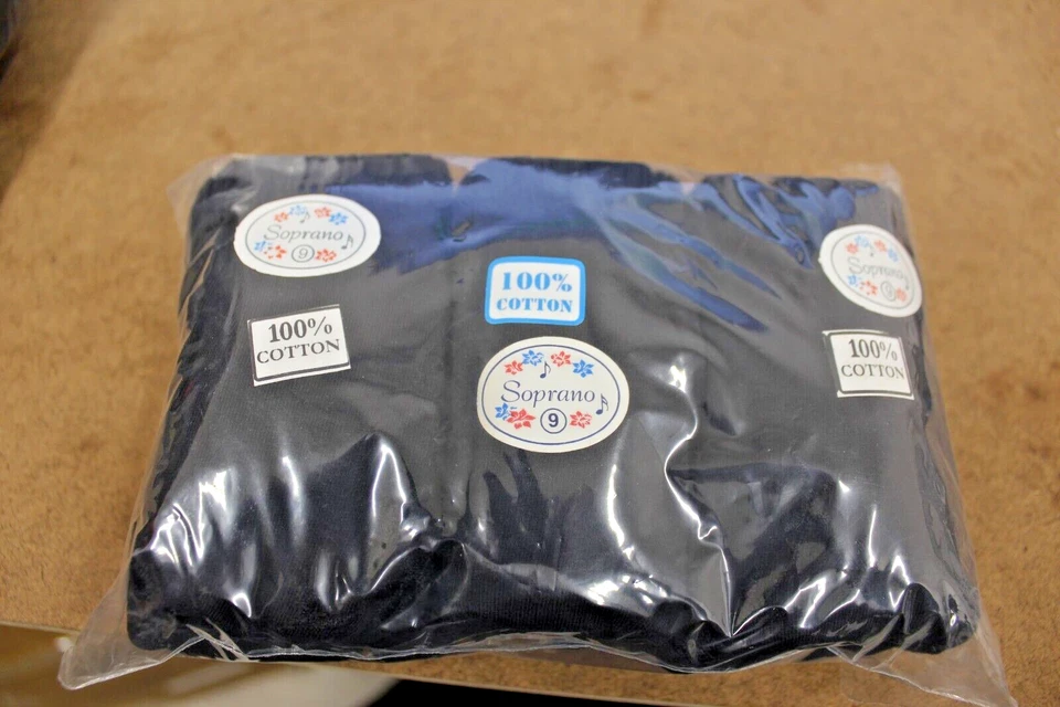 Calcinha Feminina NYLON VINTAGE PRETA Tamanho 10 Pacote com 2 - Imagem 1 de 1