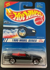Hot Wheels - 1995 Mercedes  SL , Black ,5 Spoke - Picture 1 of 1