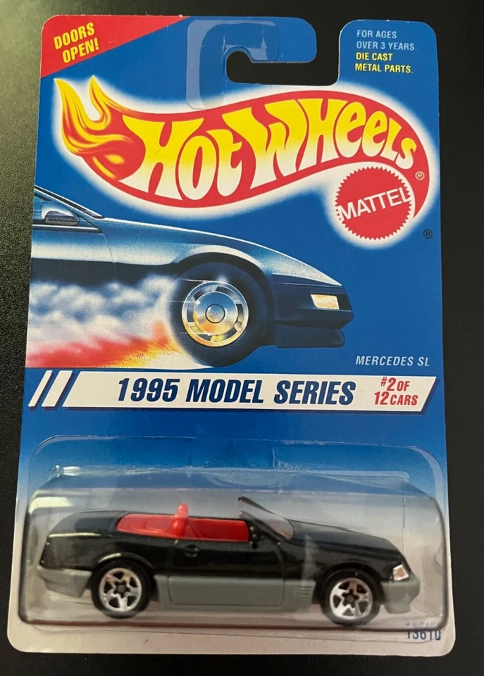 Hot Wheels - 1995 Mercedes  SL , Black ,5 Spoke - Image 1 of 1