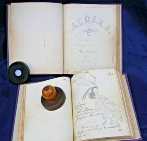 Very Rare Two Early American Quakers Manuscripts "The Acorns" Poughkeepsie, NY - Picture 1 of 21