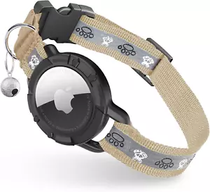 Reflective Airtag Cat Collar, Integrated Cat Tracker Collar with Air Tag Holder - Picture 1 of 6