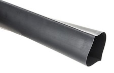 ICO Rally 3" Diameter Heat Shrink Tubing Black - by the foot  ( HIX3_Bl )