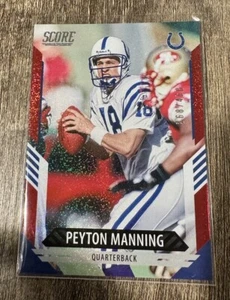 2021 Panini Score Red Sparkle Peyton Manning #170 /460 SP! COLTS - Picture 1 of 2