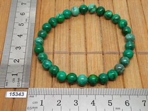 Bracelet MALACHITE pierre naturelle du Congo qualité AA perle 6mm lithotherapie - Picture 1 of 2