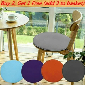 Garden Chair Pads Seat Round Cushion Outdoor Bistro Stool Patio Home Dining Tool - Picture 1 of 18