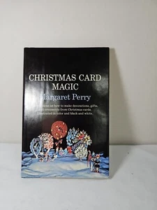 *VINTAGE* 1967 Christmas Card Magic Book Decorating Perry Hardcover Decorating - Foto 1 di 8