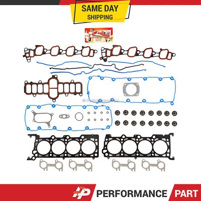 Juego de juntas de culata para Ford Expedition 2000 4.6 SOHC 16V WINDSOR, VIN 6 Foto 1 de 4