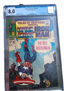 Tales of Suspense #96 CGC 8.0 Captain America Iron Man Silver Age 1967 TOS - Picture 1 of 4