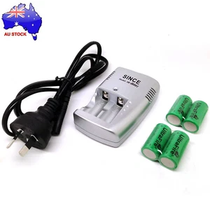 AUS 1000mAh 3.0V CR123A CR17335 CR17345 Rechargeable Batteries / Battery Charger - Picture 1 of 7