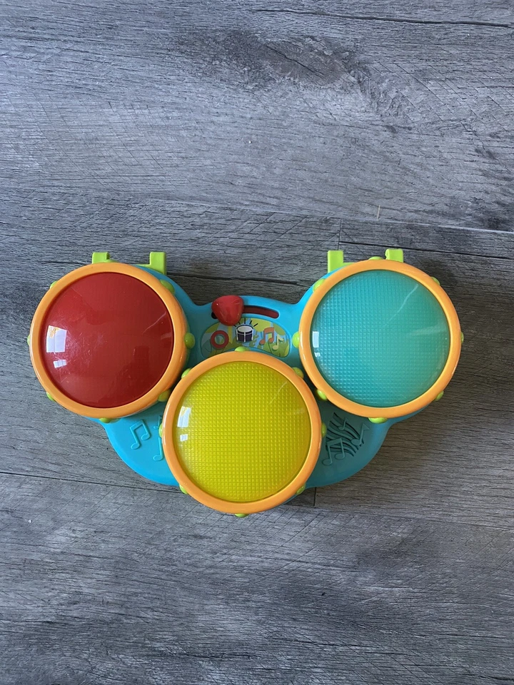 Bright Starts Safari Beats Juguete de Aprendizaje Musical Tambores Sonidos de Animales Luces de Empuje Foto 1 de 1